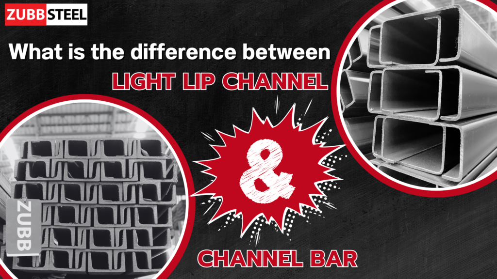 What is the difference between LIGHT LIP CHANNEL&CHANNEL BAR